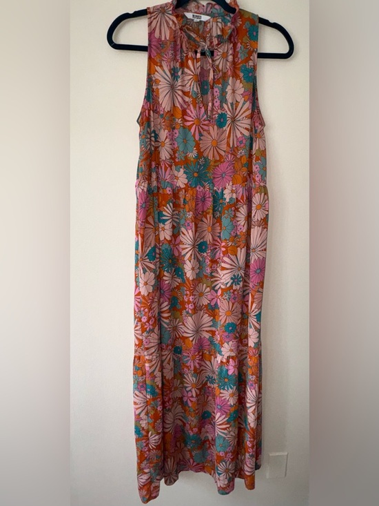 BB Dakota Dresses & Skirts - BB Dakota Steve Madden Floral Maxi Dress Boho Sleeveless Small